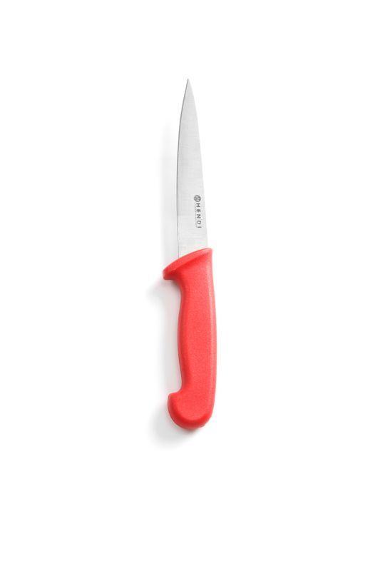 HACCP-Filetovací nôž, ćervený, 16cm