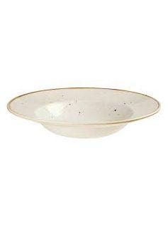 Stonecast Barley White wide rim bowl, 280mm