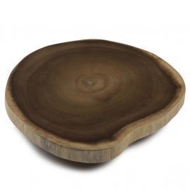 100% Chef Acacia Wood Plate ø23 cm