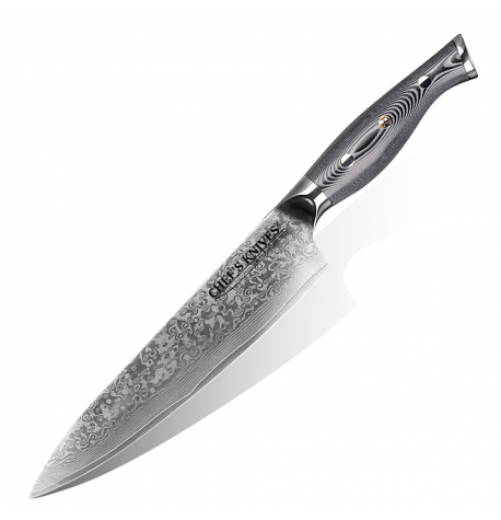 CHEF'S KNIVES nôž šéfkuchára 8" Damascus VG-10 steel 67 vrstiev