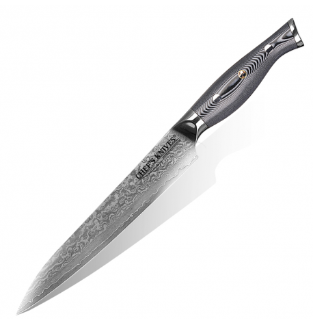 CHEF'S KNIVES nôž plátkovací 8" Damascus VG-10 steel 67 vrstiev