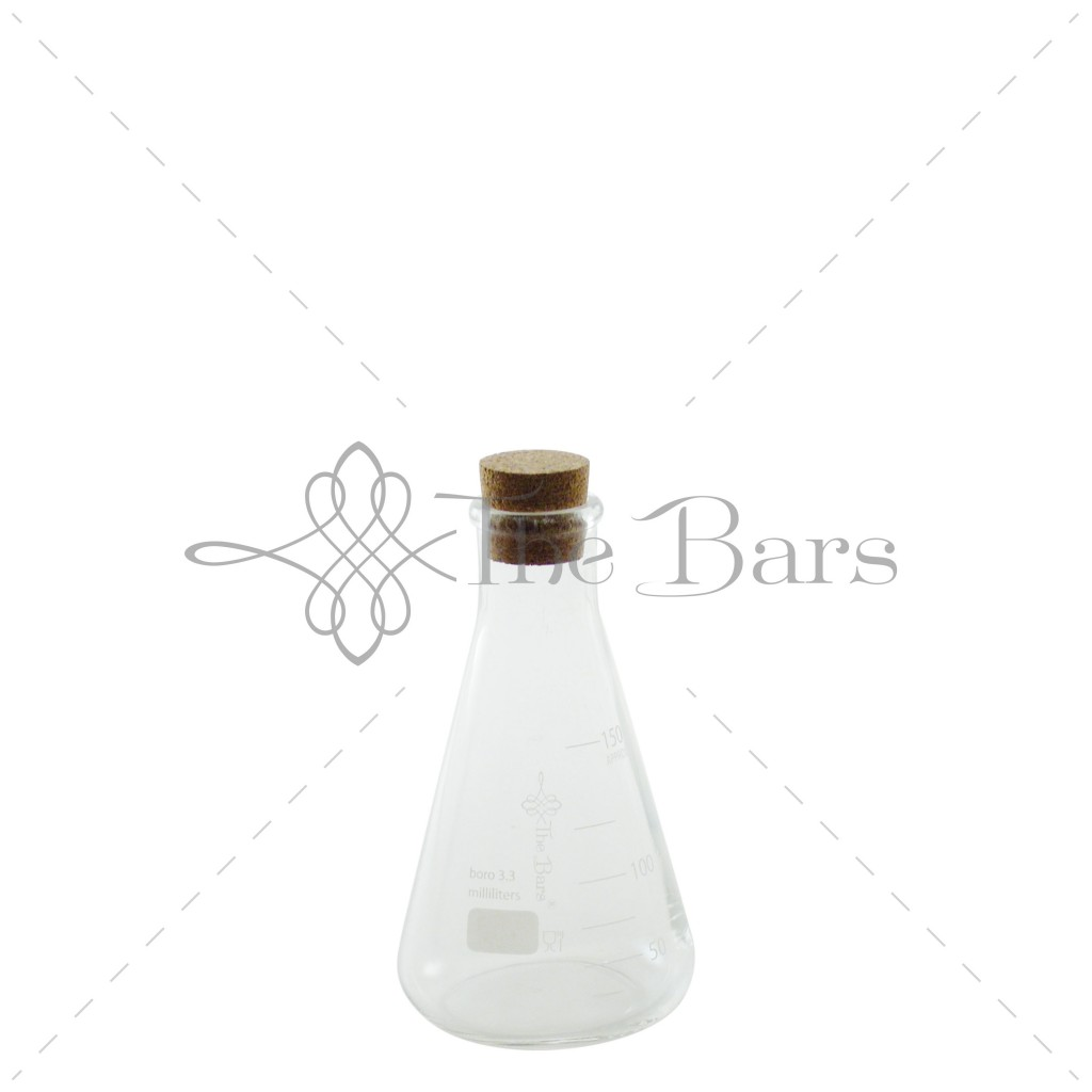 Laboratórna sklenená banka 150ml- The Bars