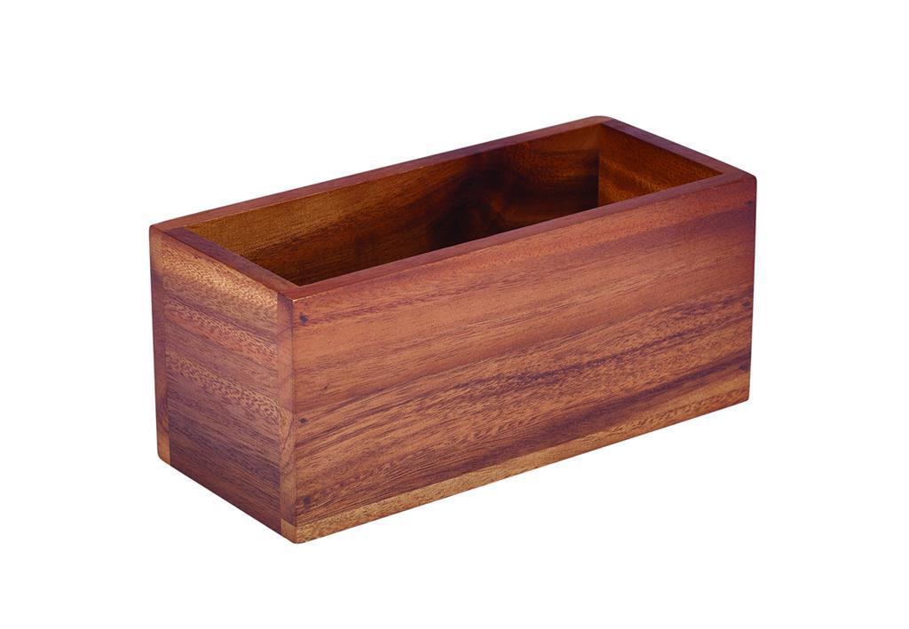 ACACIA WOOD TABLE CADDY 23 X 10 X 10 CM