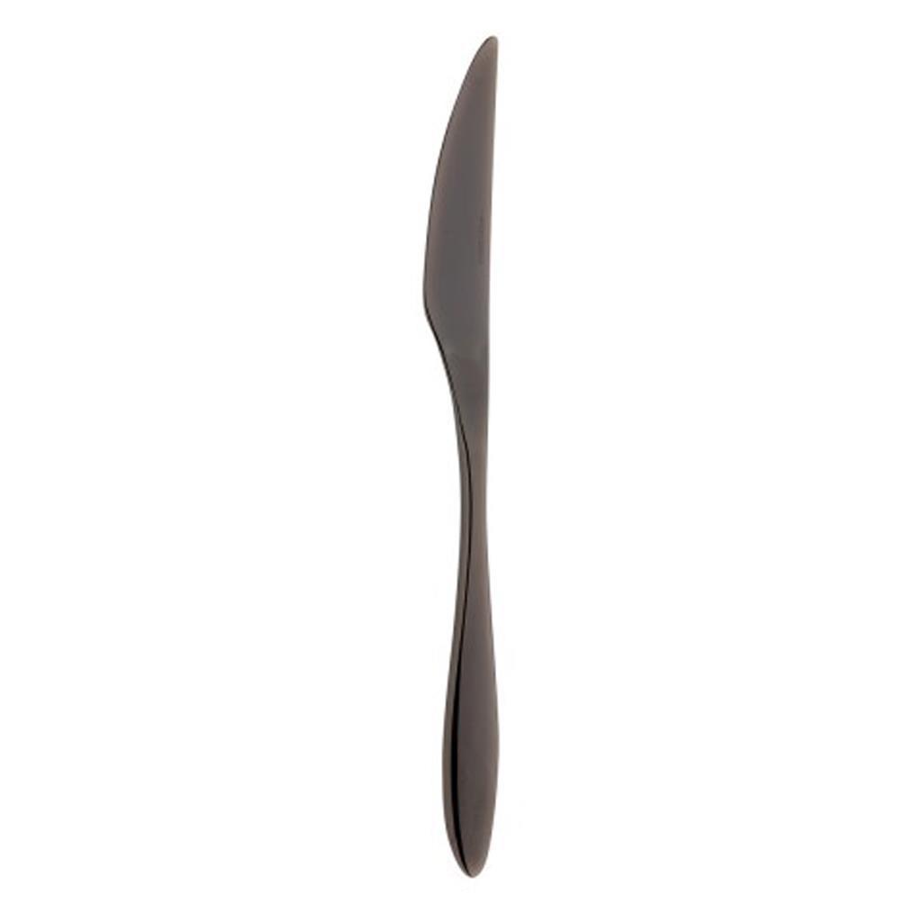NÔŽ NA STÔL GIOIA PVD GUN METAL 18/10 22,7 CM