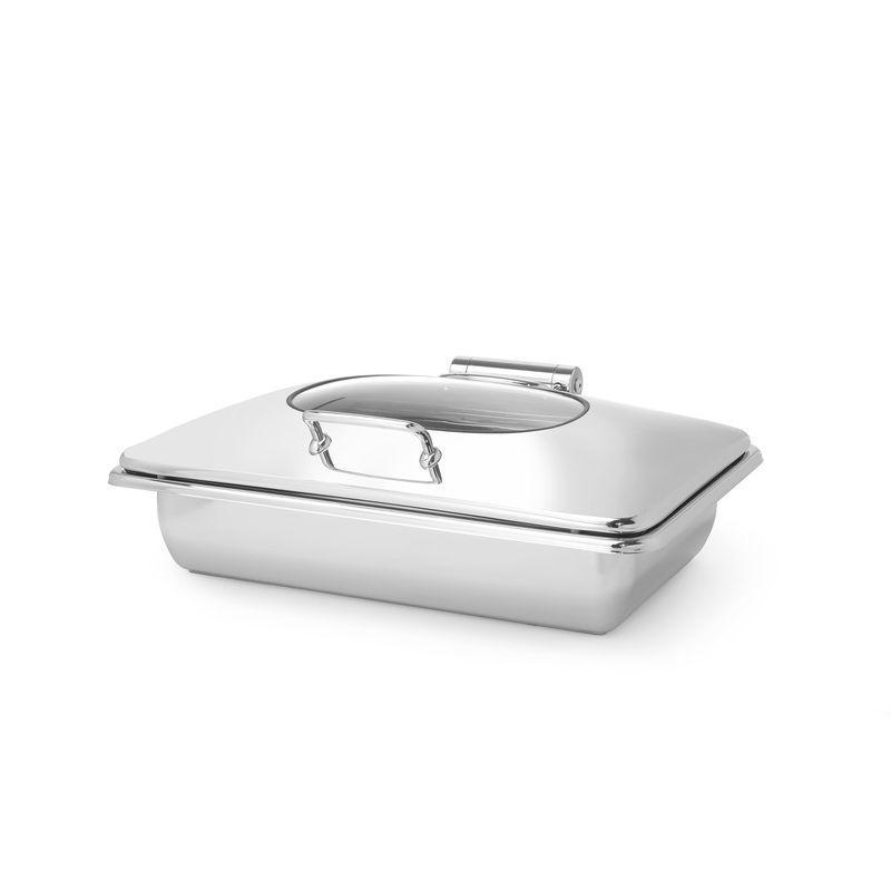 Premium chafing dish with glass cover GN 1/1