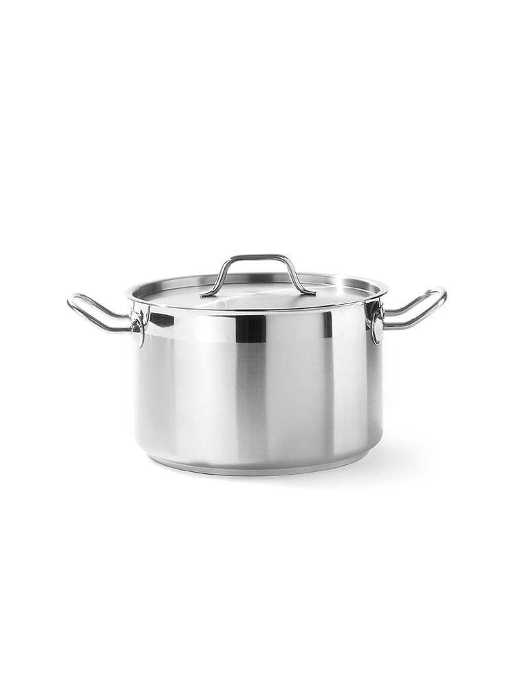 Nízky hrniec – s pokrievkou, HENDI, Profi Line, 7,5L, ⌀280x(H)120mm