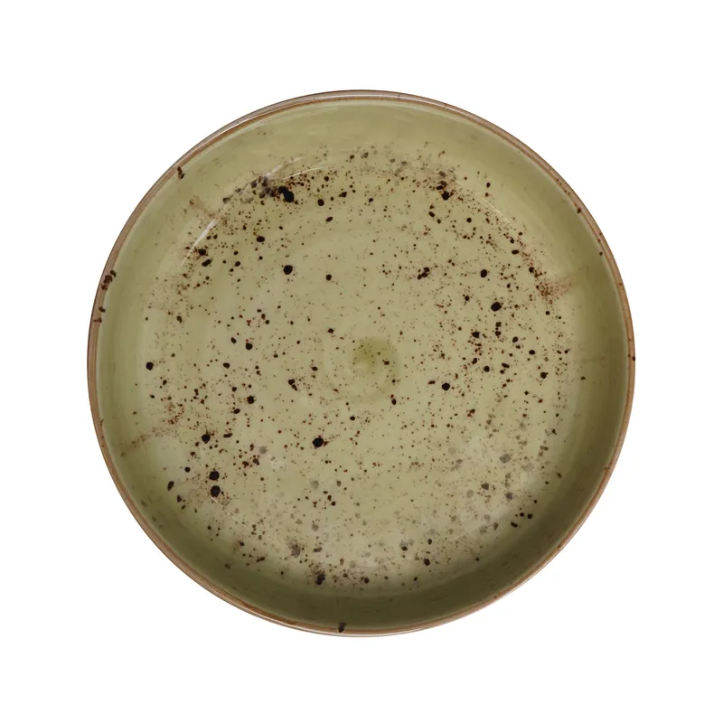 Olive shallow bowl, 200mm