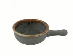 Stone mini dish with handle, 60mm