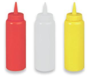 Dávkovač na STUDENÉ omáčky, HENDI, 0,7L, Žltá, ⌀70x(H)240mm