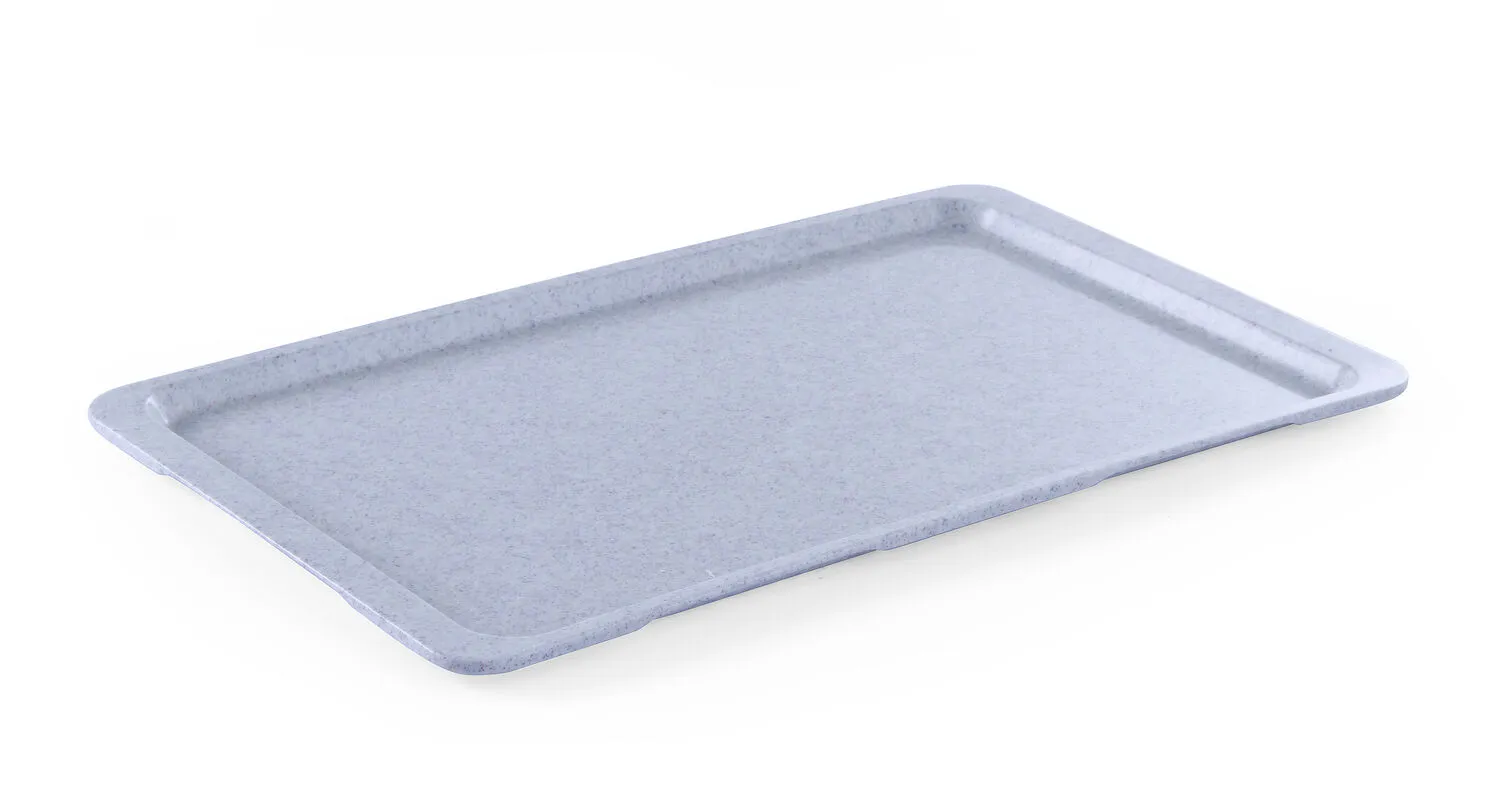 Polyesterová tácka pre samoobslužné reštaurácie, AmerBox, GN 1/1, žula, 530x325mm