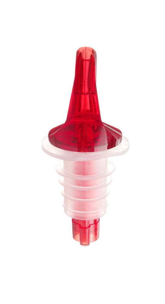 Set of 4 - Free Flow Pourer (Transparent Red)