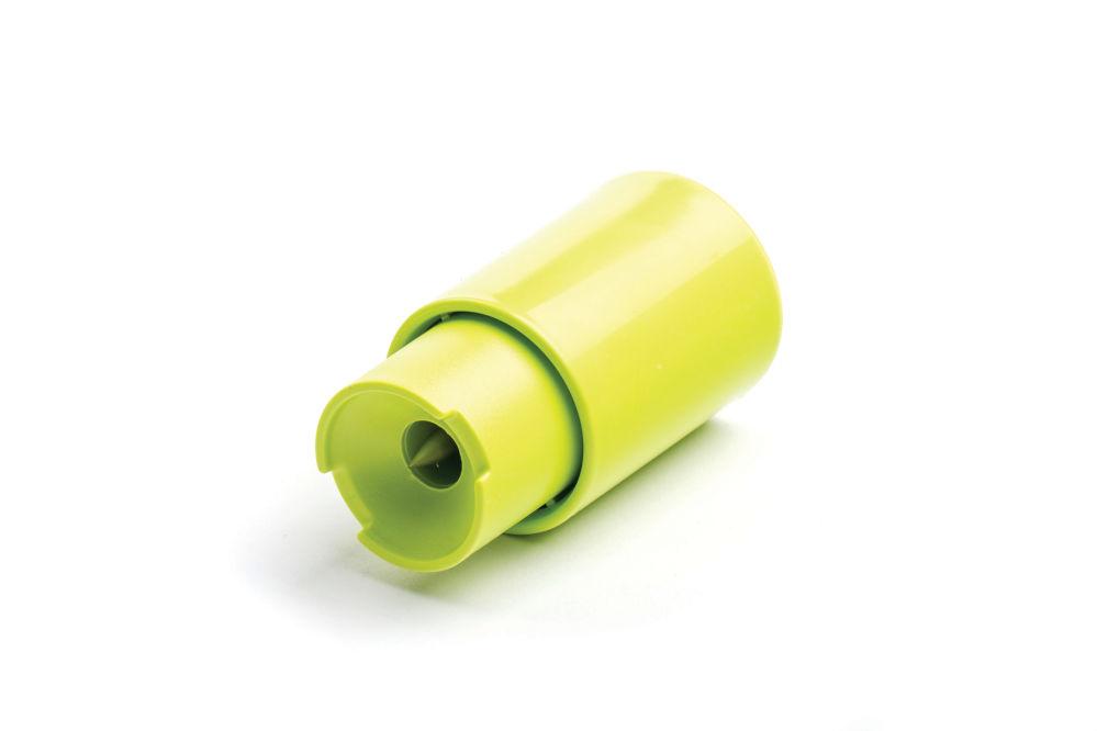 Bottle cap perforator, Bar up, Green, o45x(H)80mm