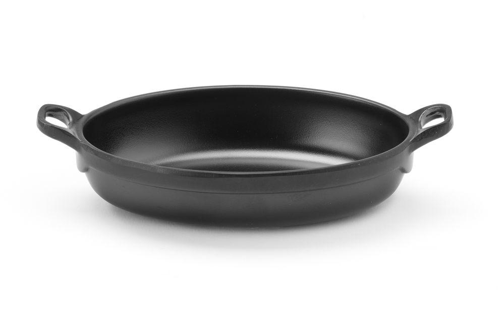 Mini panvica Malý Kuchár - oválna, Fine Dine, Čierna, 155x80x(H)37mm