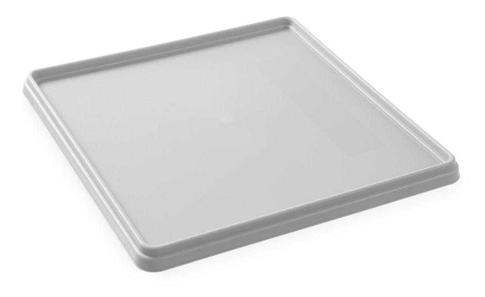 Pokrievka na koše 500 × 500 mm, AmerBox, šedý, Svetlošedá, 500x500x(H)35mm