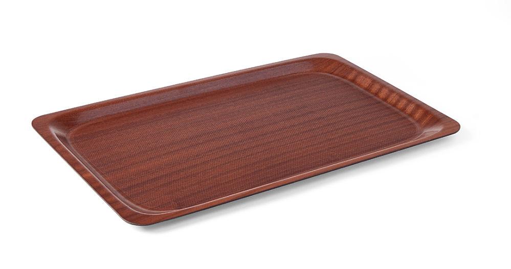 Montana Non-slip Surface Tray, walnut, 430 x 610mm