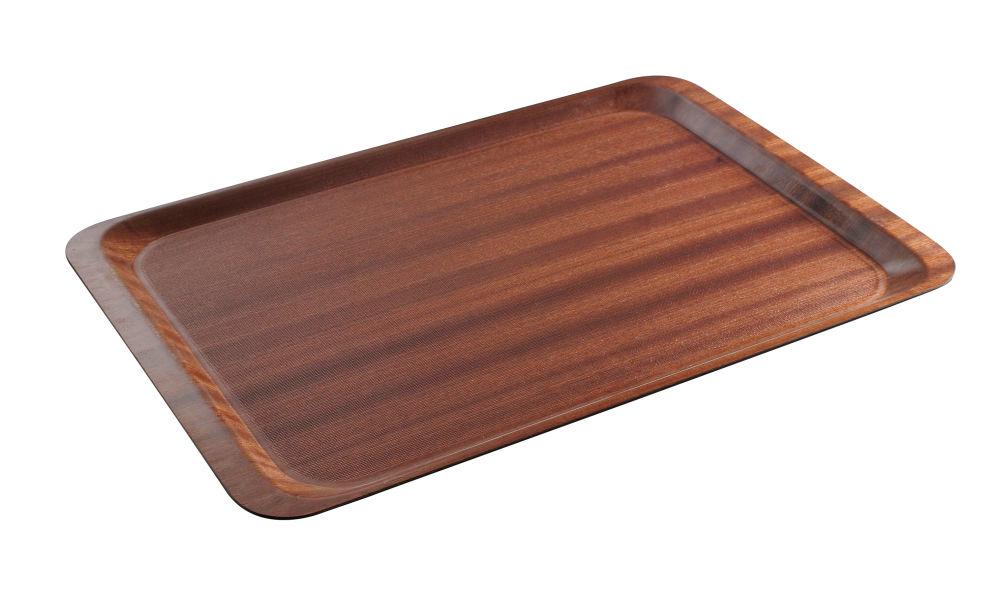 Montana Non-slip Surface Tray, walnut, 370 x 530mm