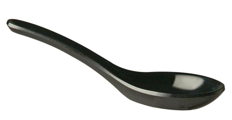 Melamine appetizing spoon, 135x45mm