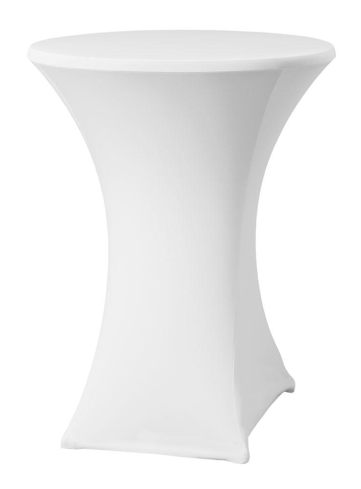 Basic table cover, white,śr 800-850x(H)1050-1150mm