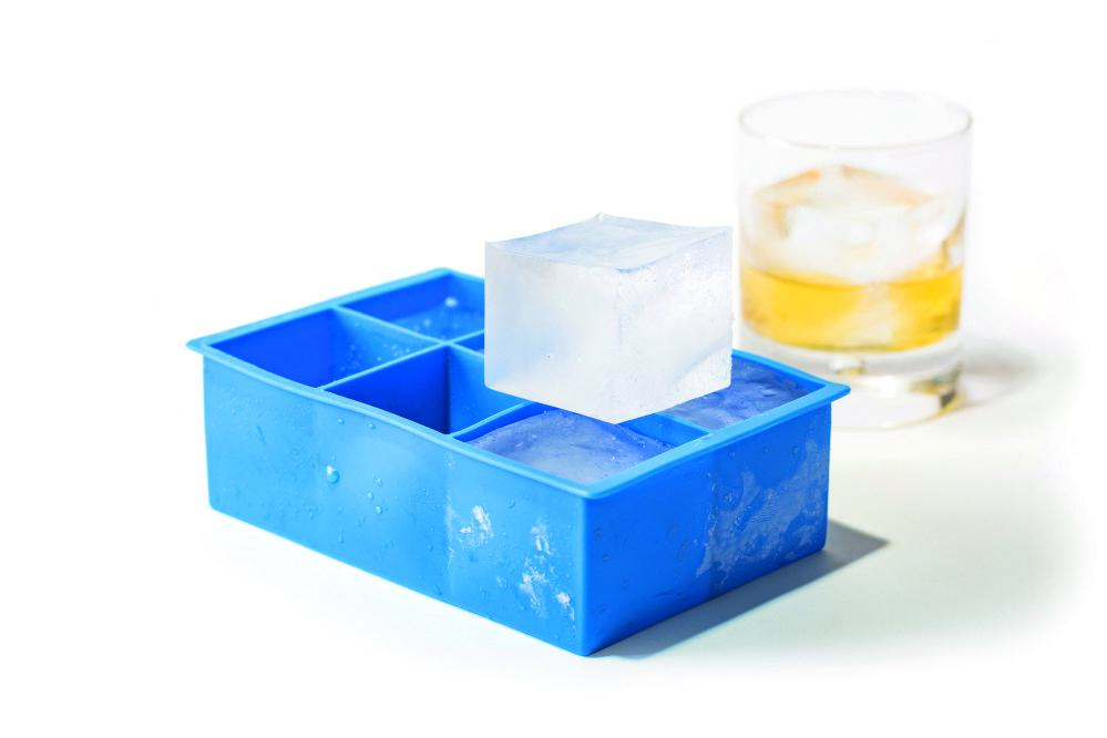 Silicon ice cube makers, 6 cavities, 6x kostka 5x5x5 cm