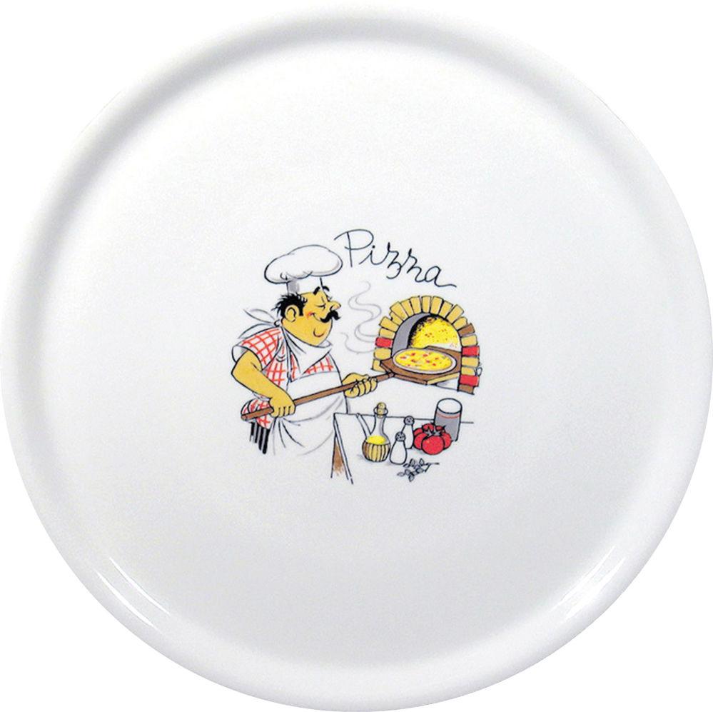 Speciale pizza plate, decorated, 330mm