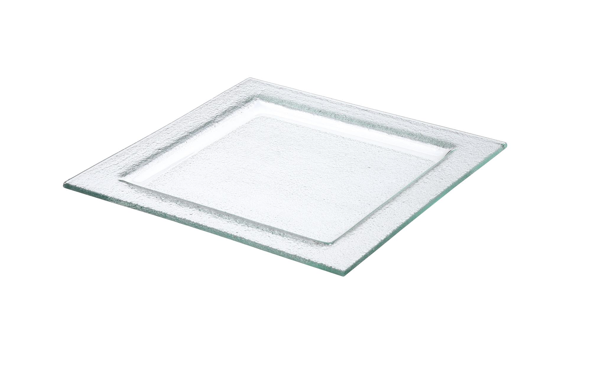 Vetro glass square tray, 300x300mm