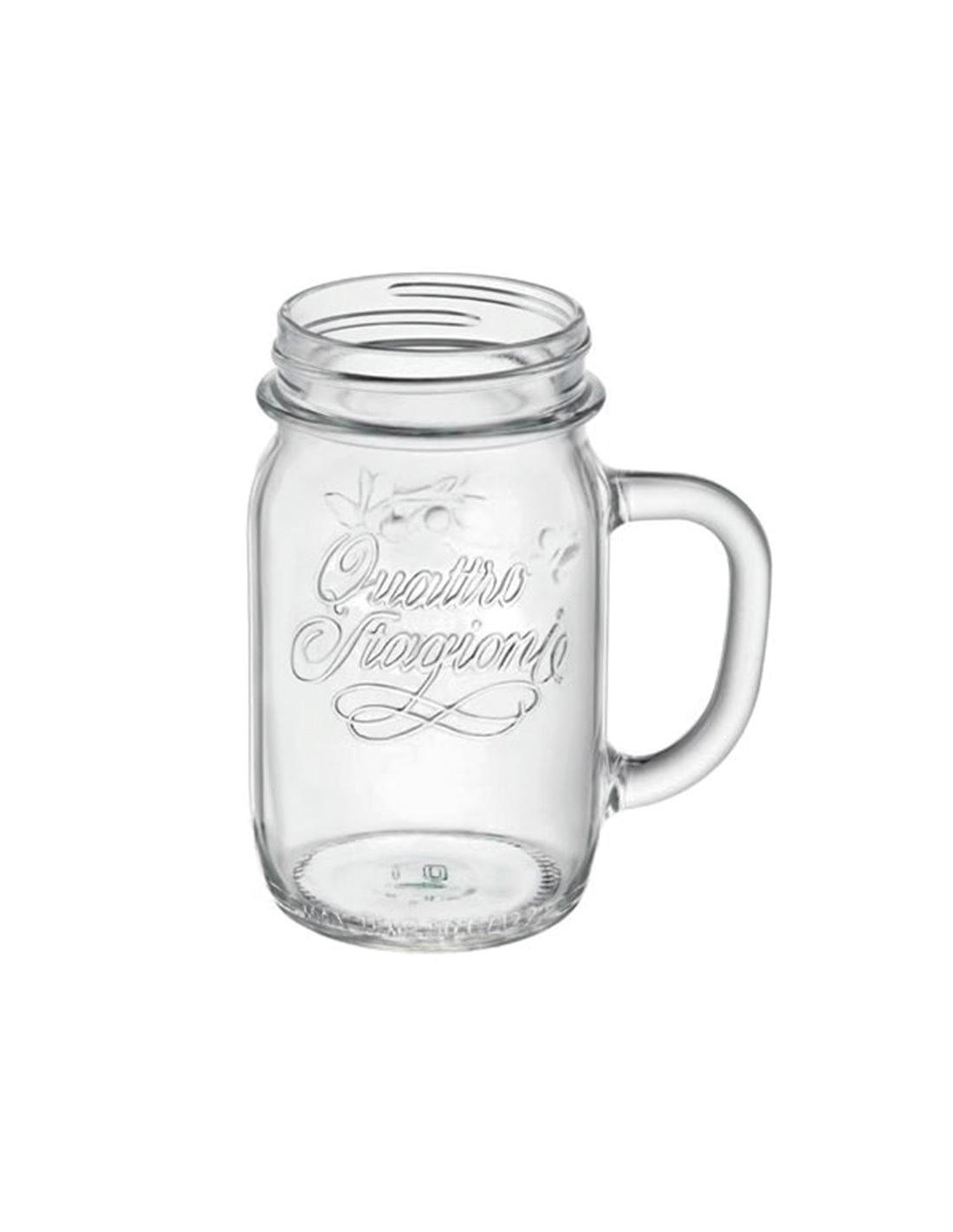 Quattro Stagioni jar with handle