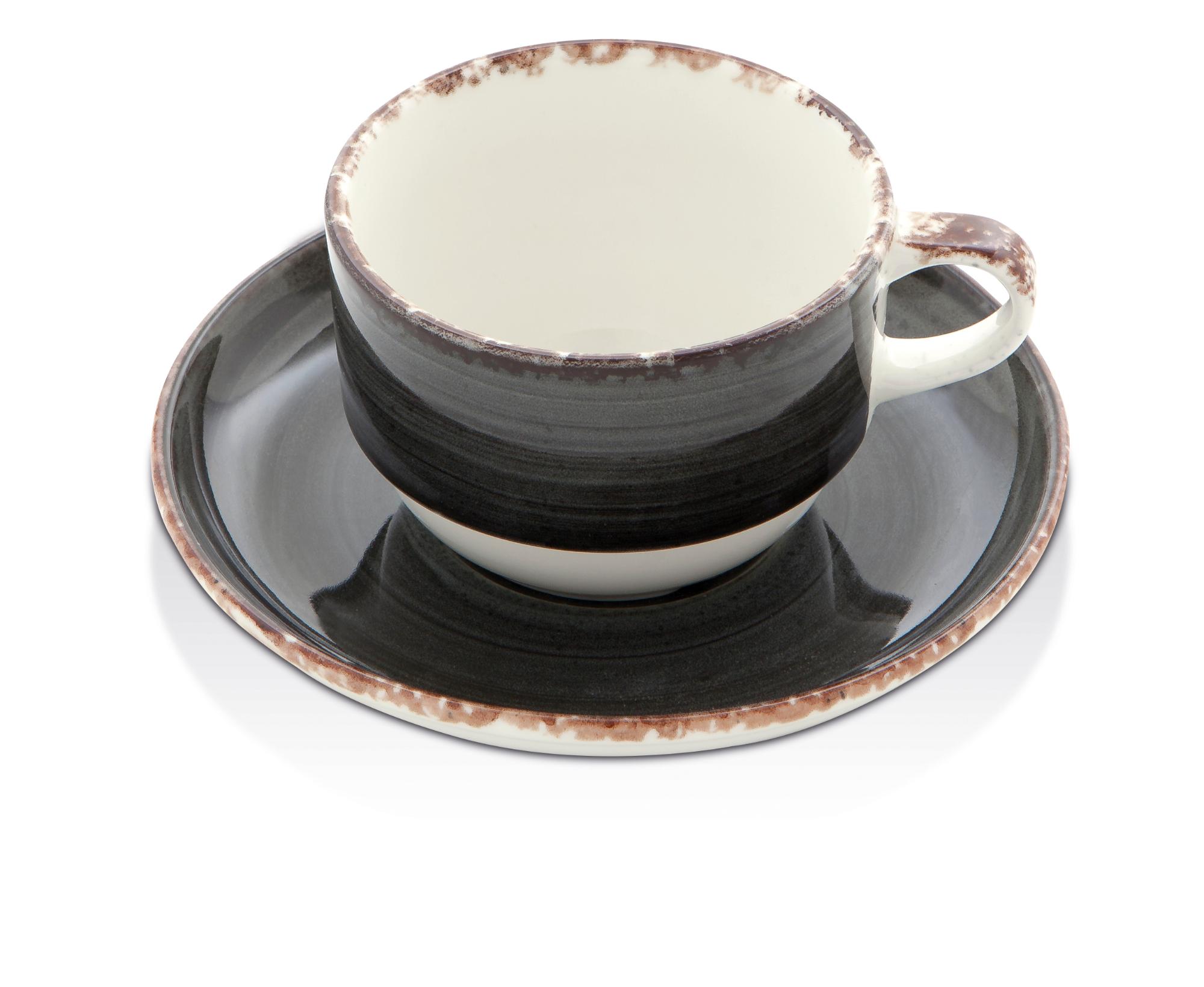 Onyx cup with saucer, 90ml