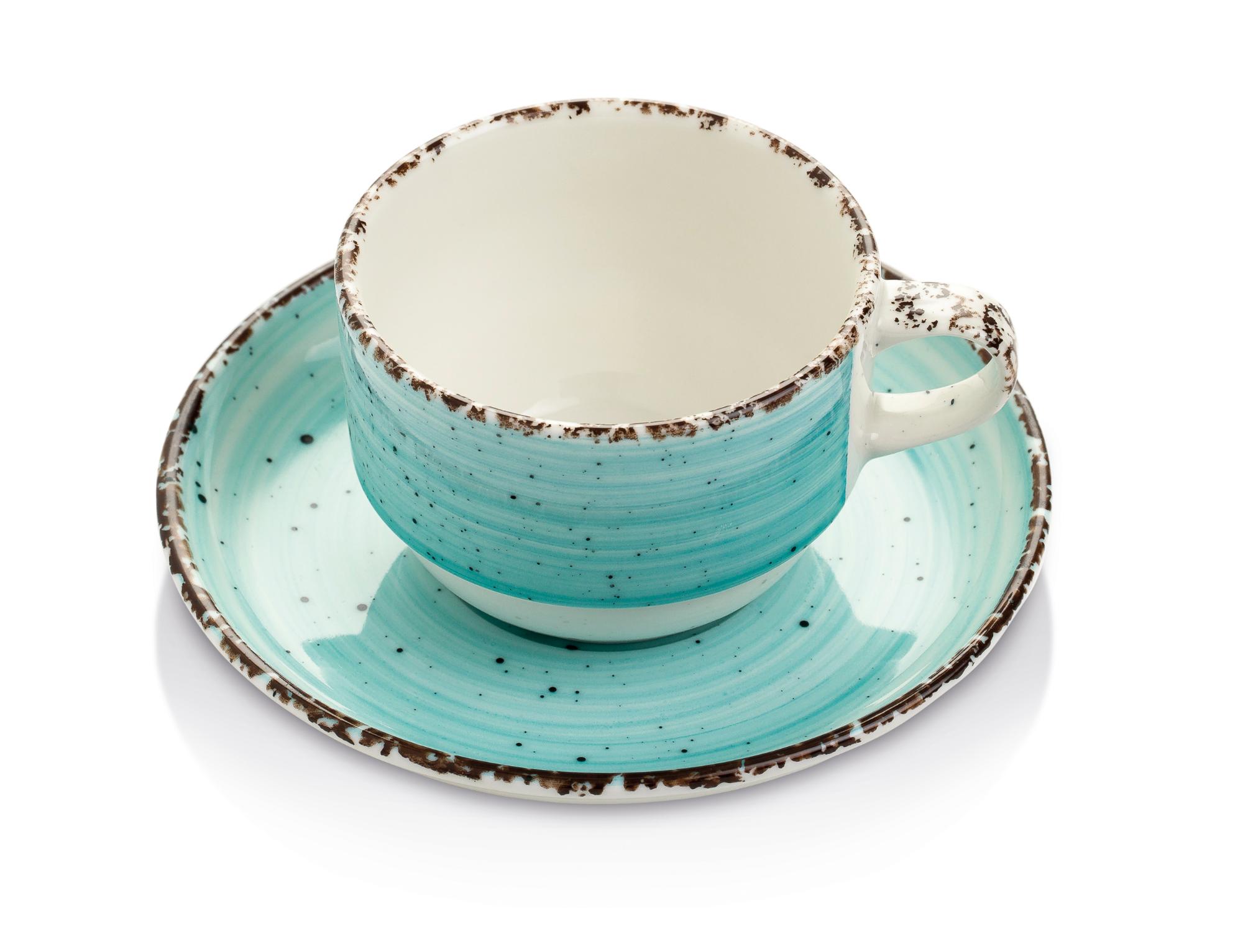 Turkus cup with saucer, 90ml