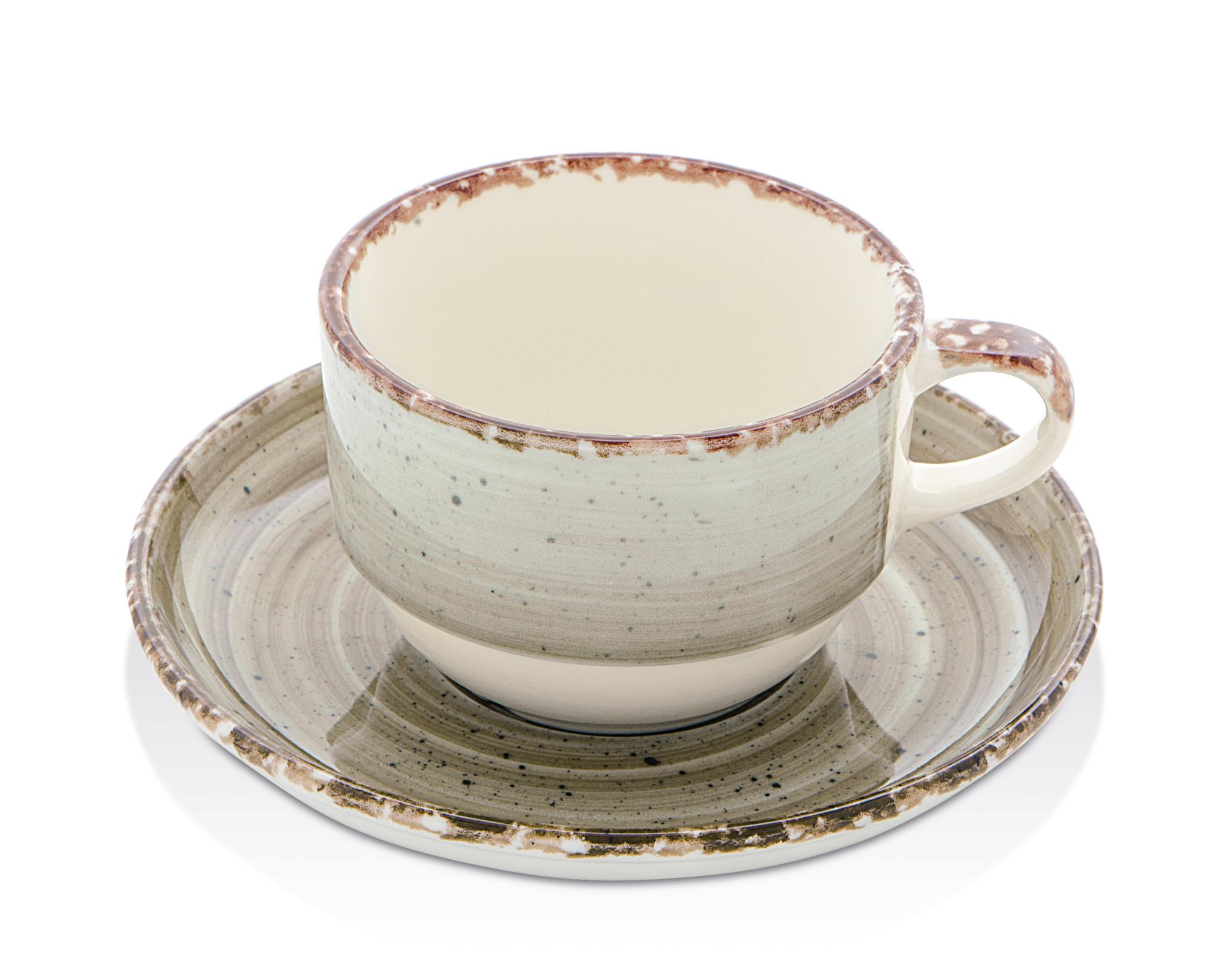 Agat cup with saucer, 90ml