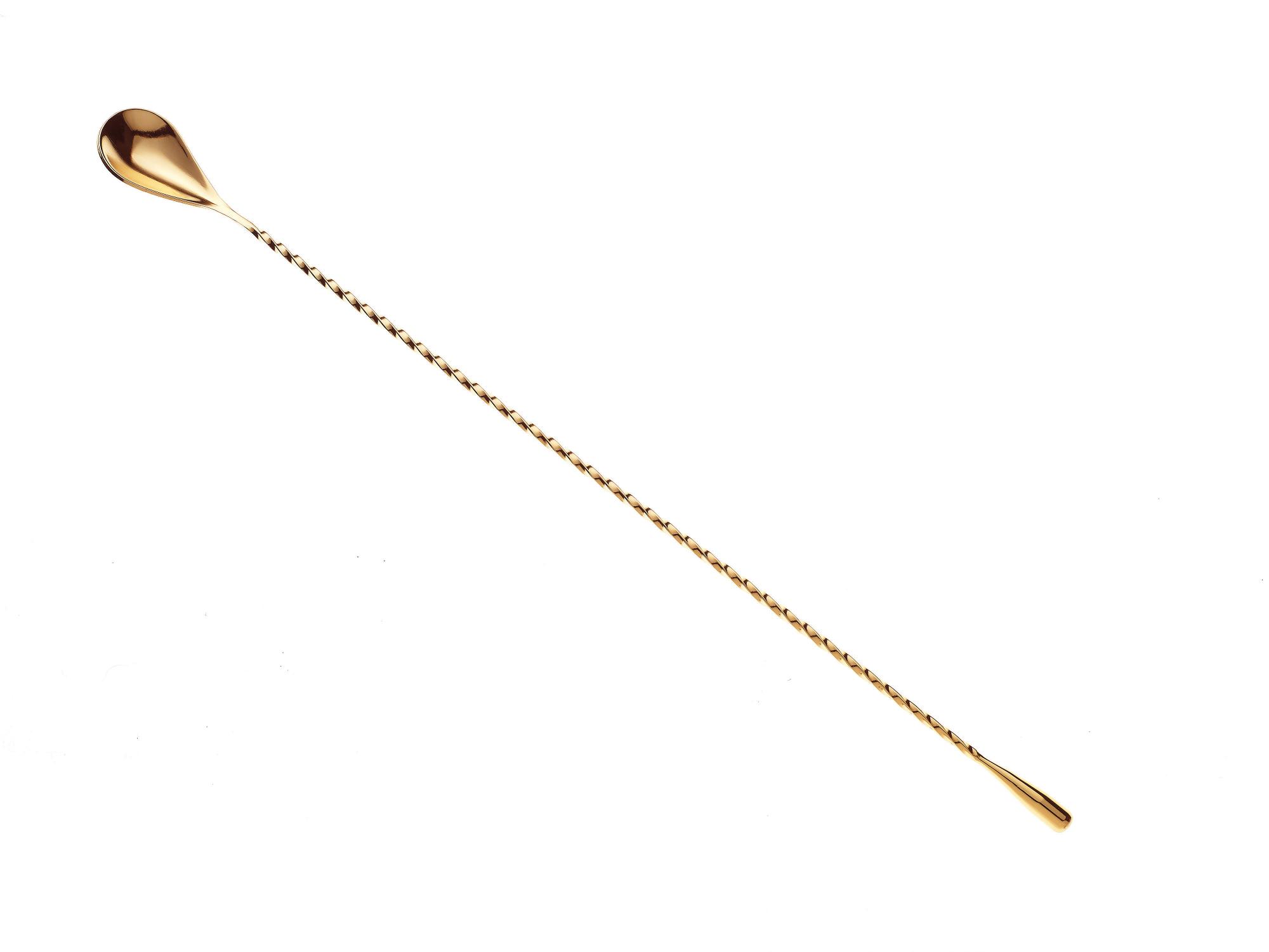 Classic Bar Spoon, Gold plated, 400mm