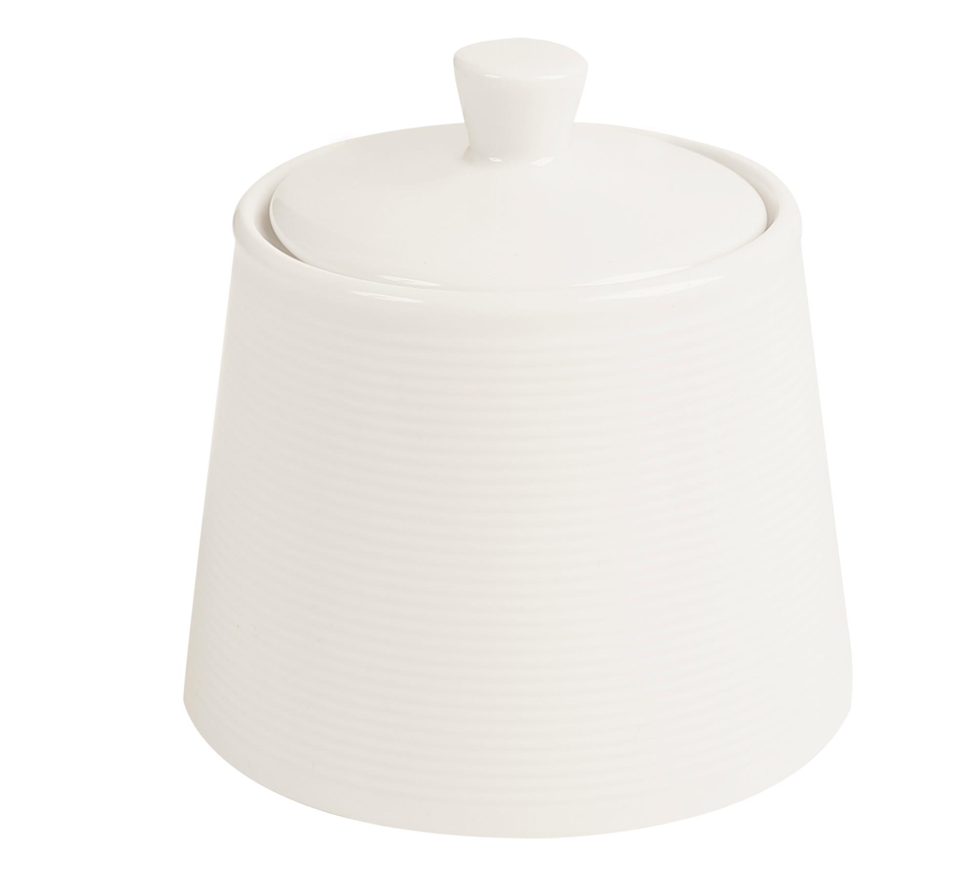 Line sugar bowl with lid , 100mm
