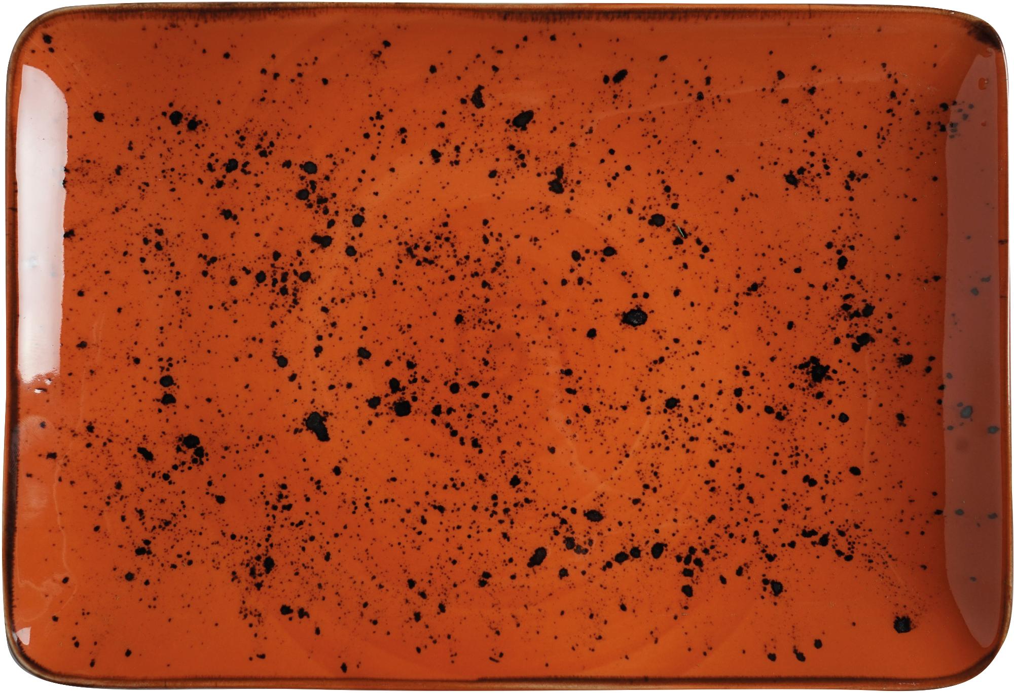 Dahlia rectangular plate, 300x200mm