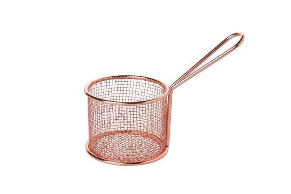 round french fries basket, copper, 95mm