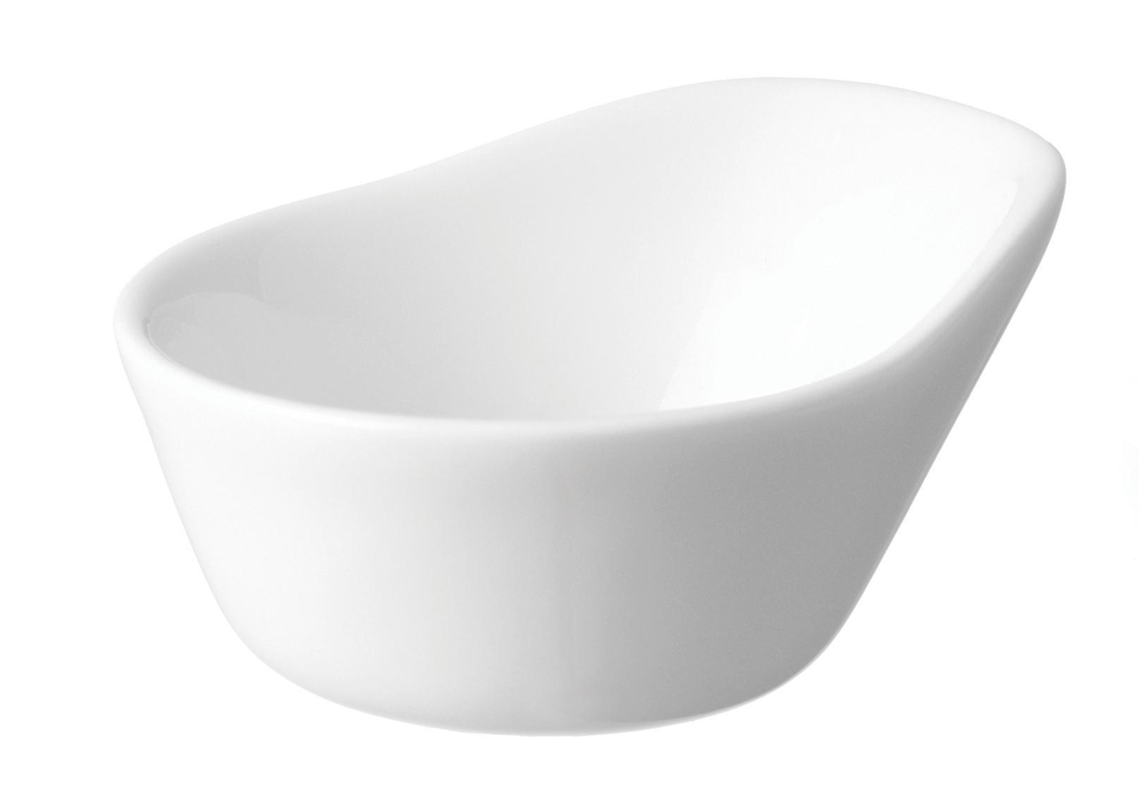 Necessity porcelain fingerfood dish, 80mm