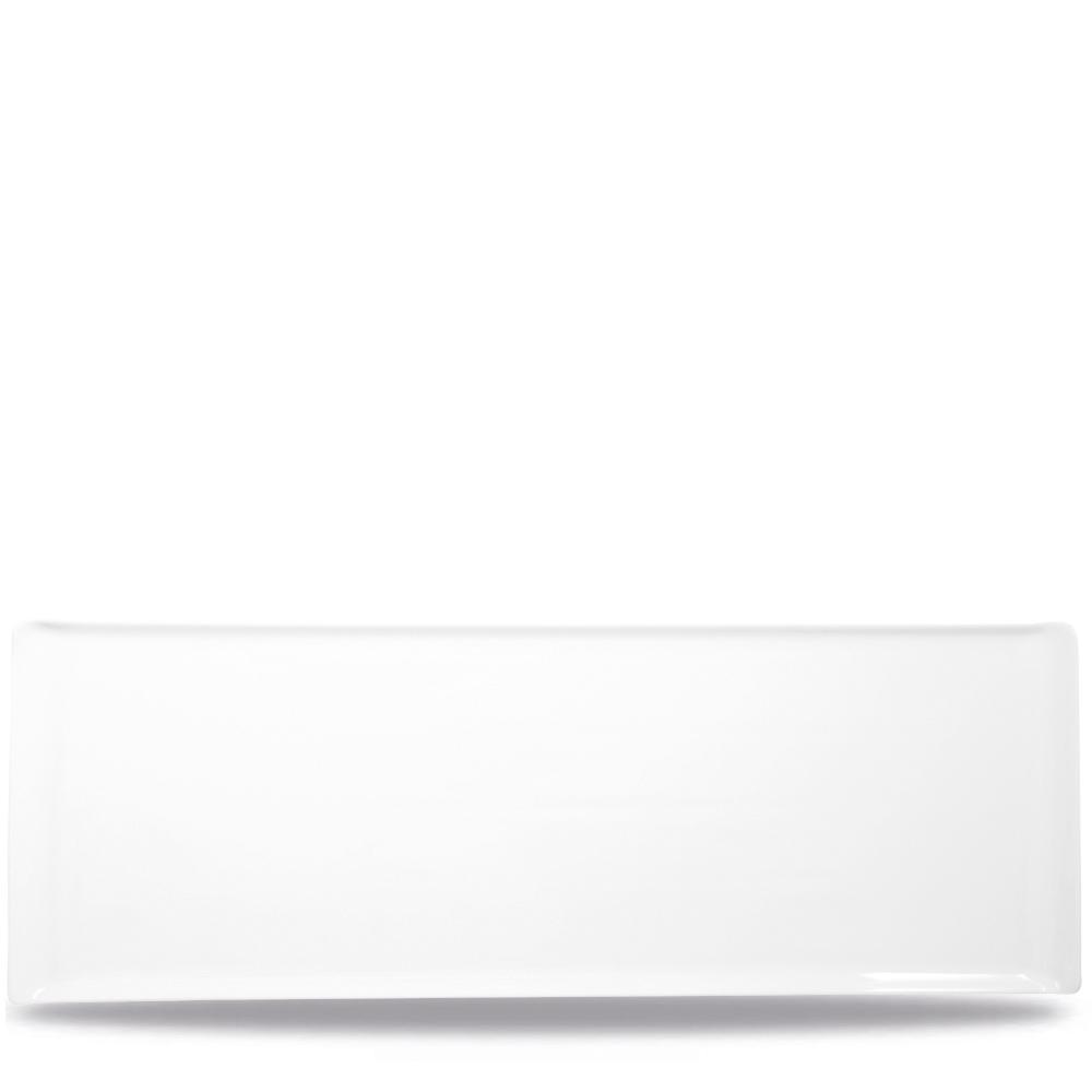 Alchemy Balance White Rectangle Buffet Tray, 530x325mm