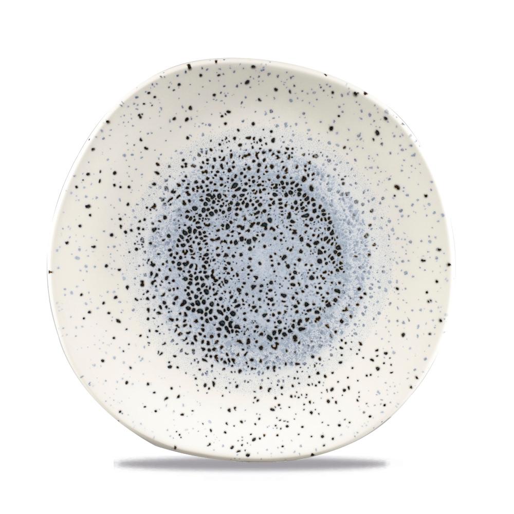 Mineral Blue round trace plate, 264mm