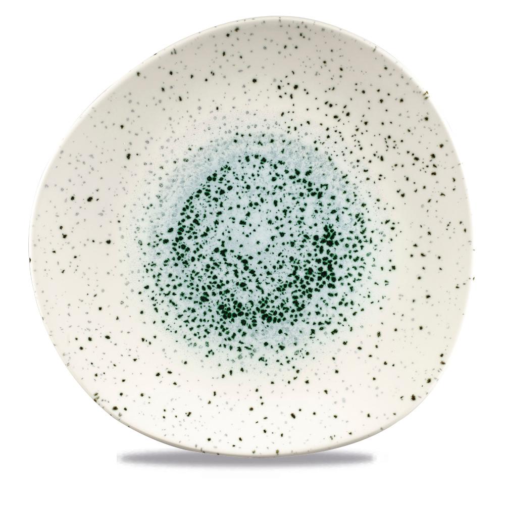Mineral Green round trace plate, 264mm