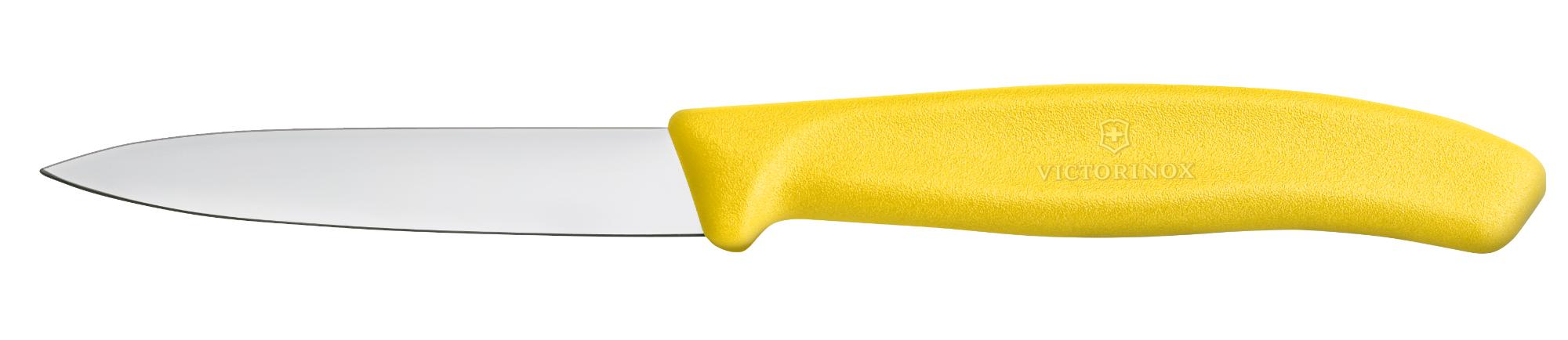 Nôž na zeleninu hladký, Victorinox, Žltá, (L)190mm