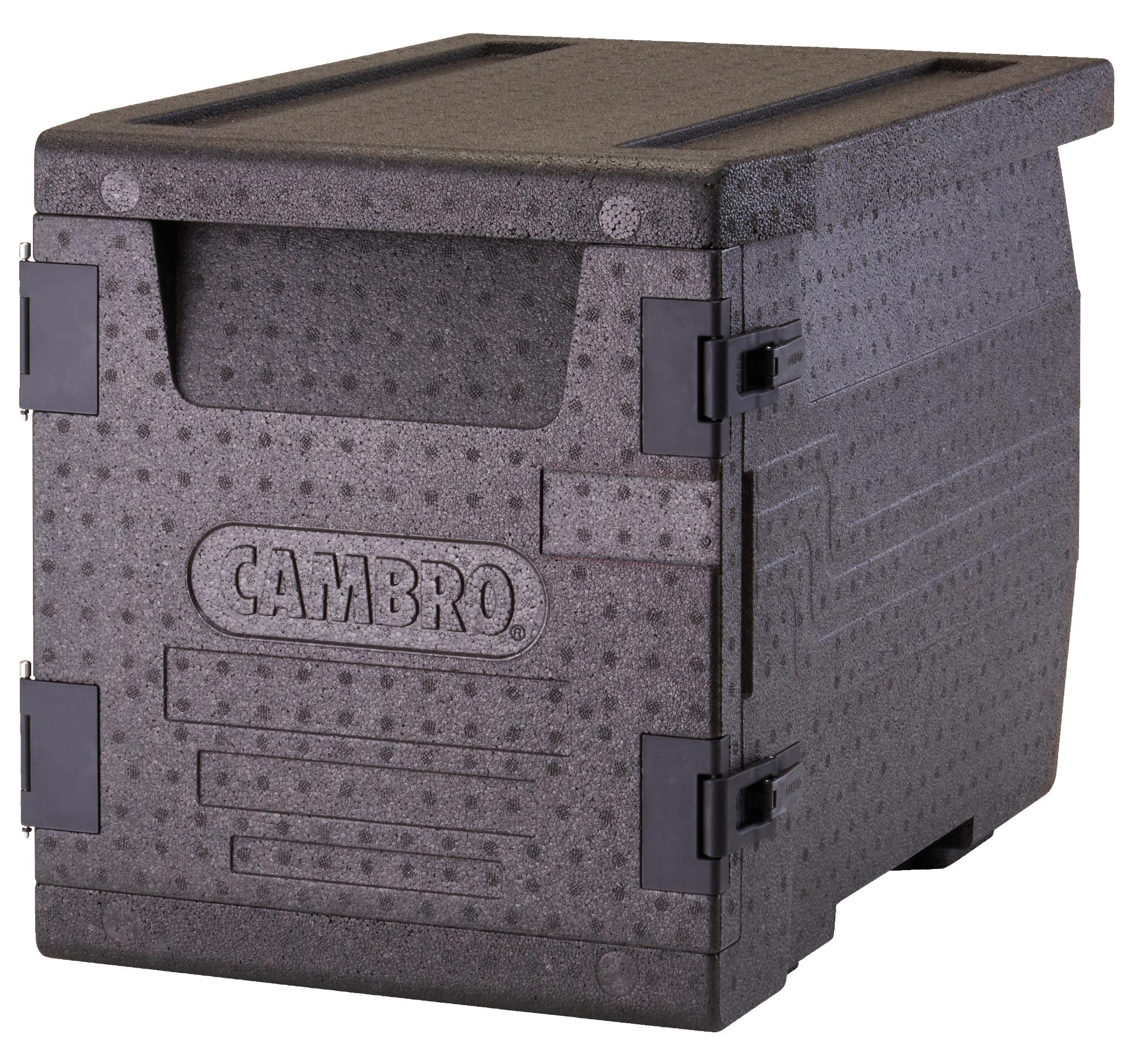 Professional grade insulated carrier CAM GOBOX, front-loaded, 60 L, GN 1/1