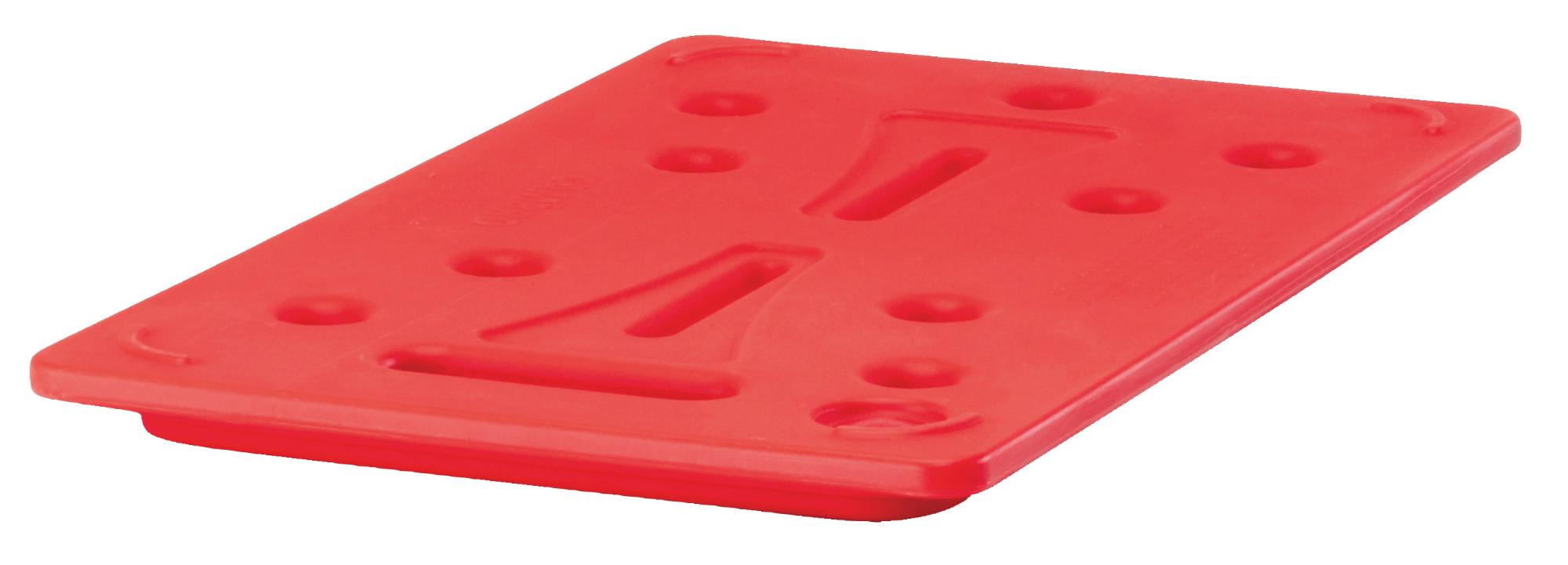 Camwarmer warming plate, GN 1/2, red
