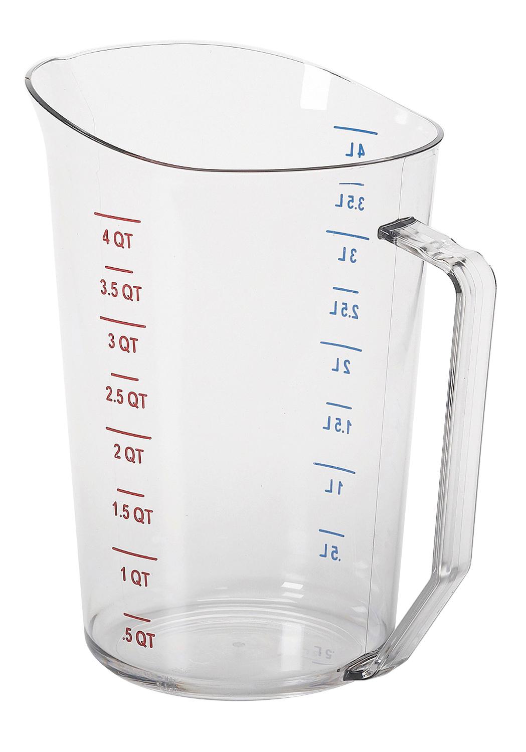 Camwear measuring cup with a handle, 4 l
