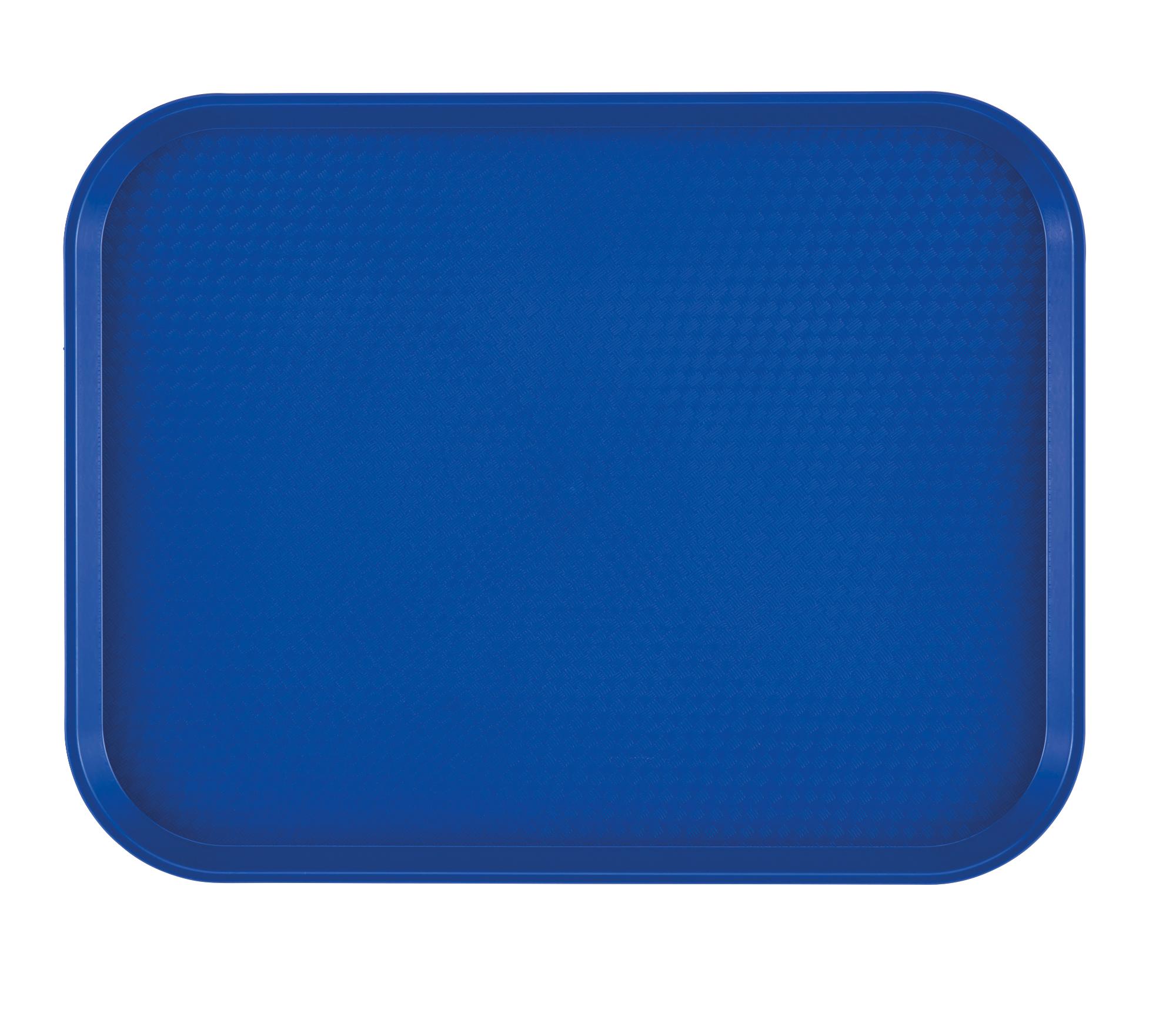 Fast Food polypropylene tray, textured surface, navy, 300x410 mm