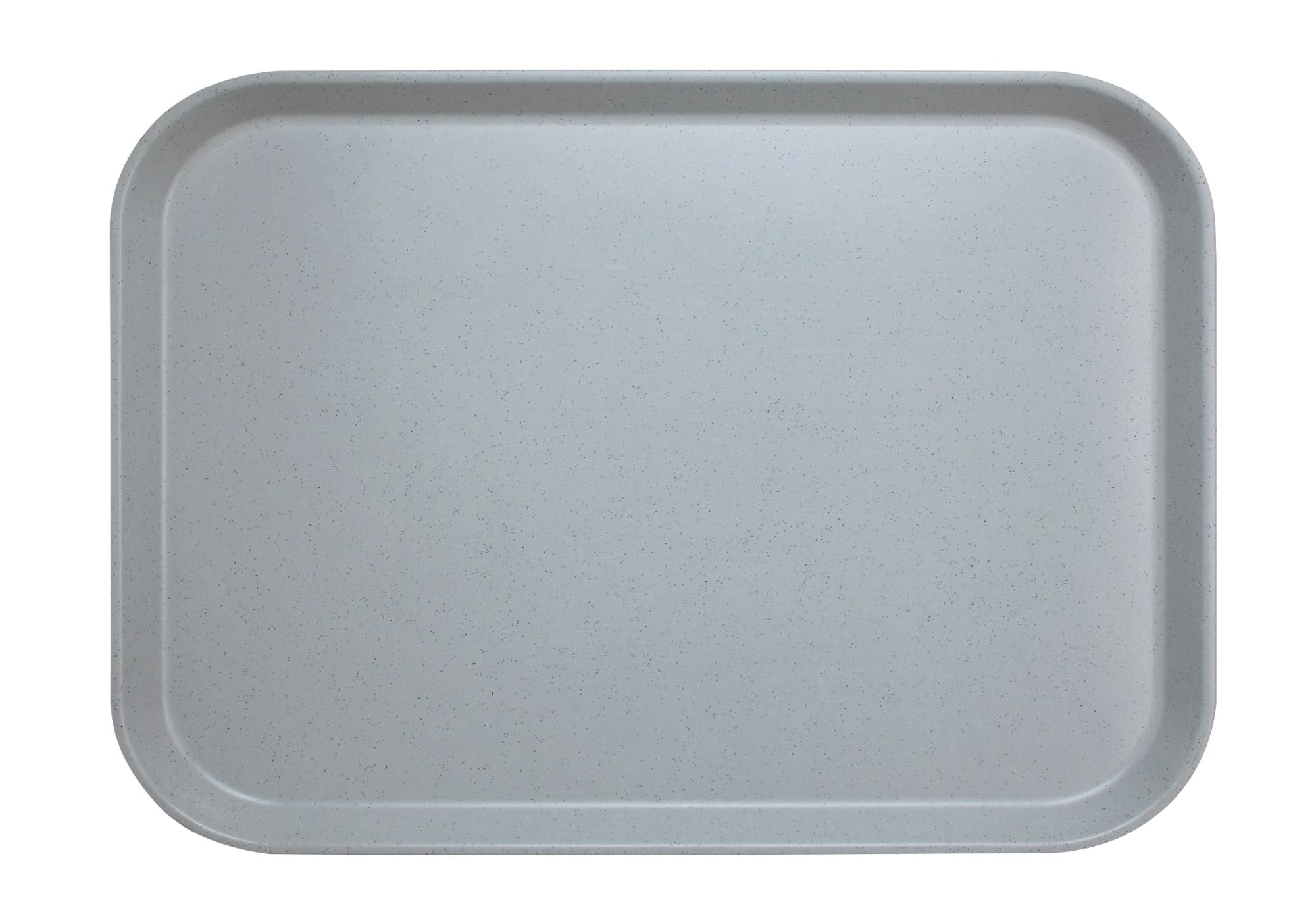 Versa polyester tray with high rim, granite, 360x460mm