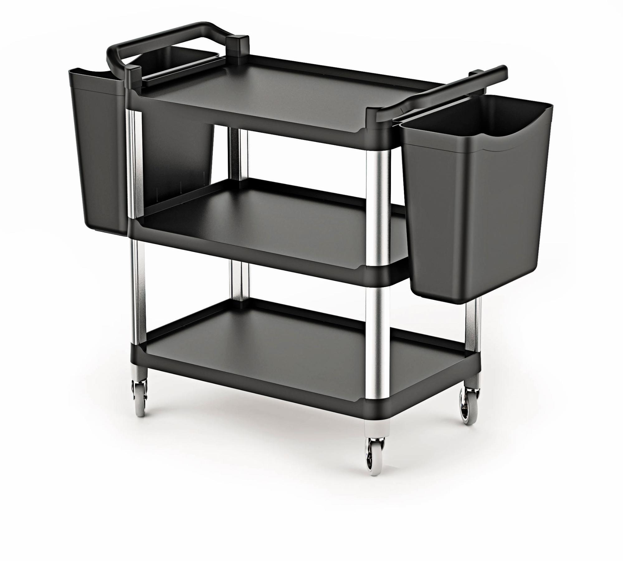 3-shelf service trolley, 1070x 520x (h)960mm