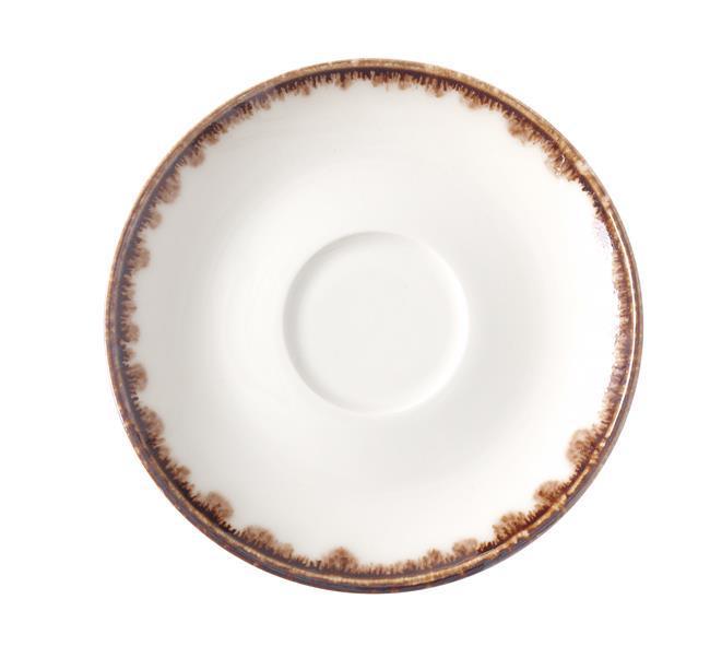 Vanilla cappuccino saucer, 160mm