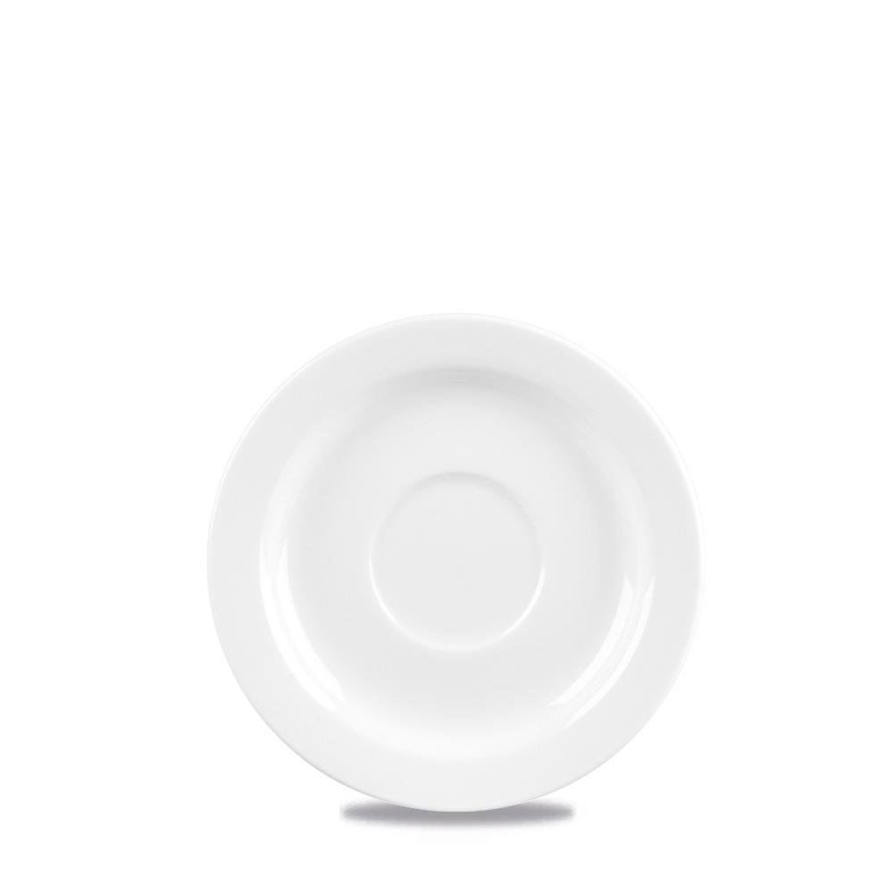 White Profile saucer, 150mm