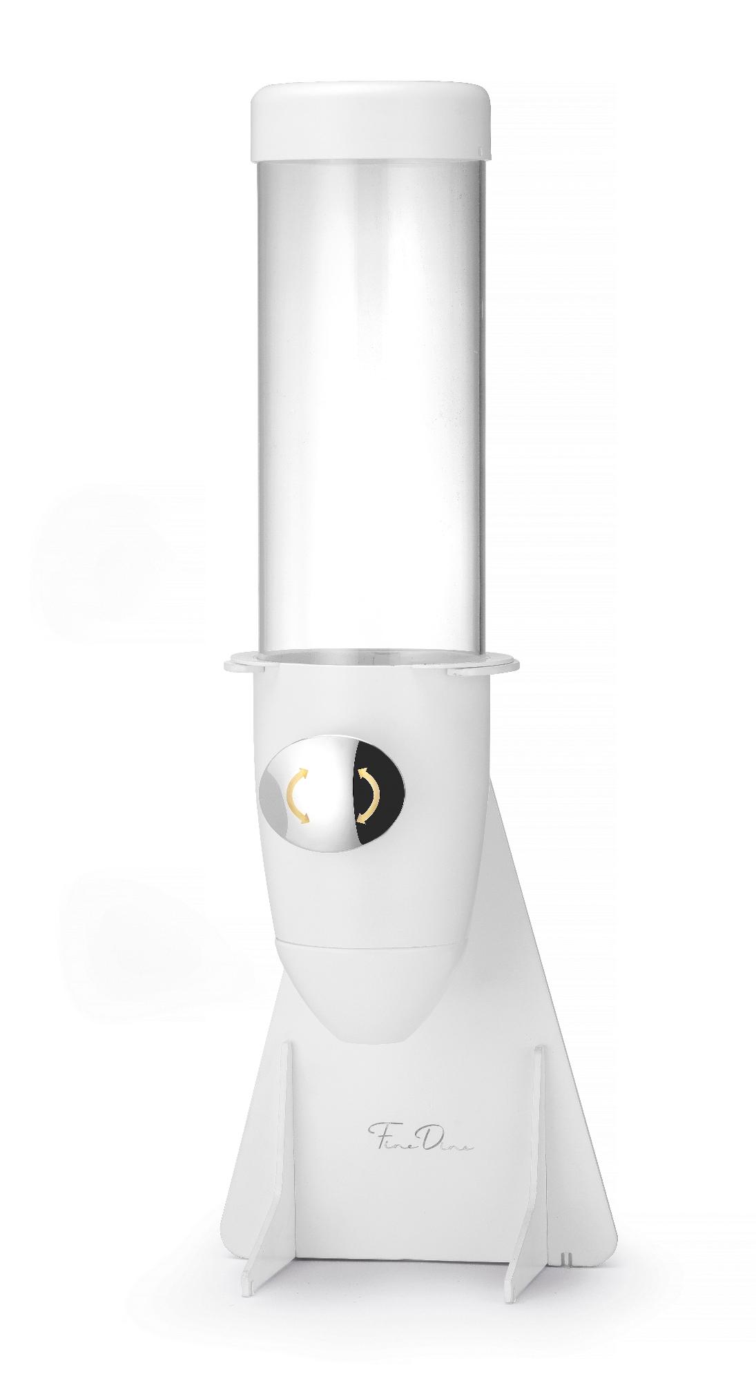 Skiatos White flake dispenser, 5l,  220x 140 x 635 mm
