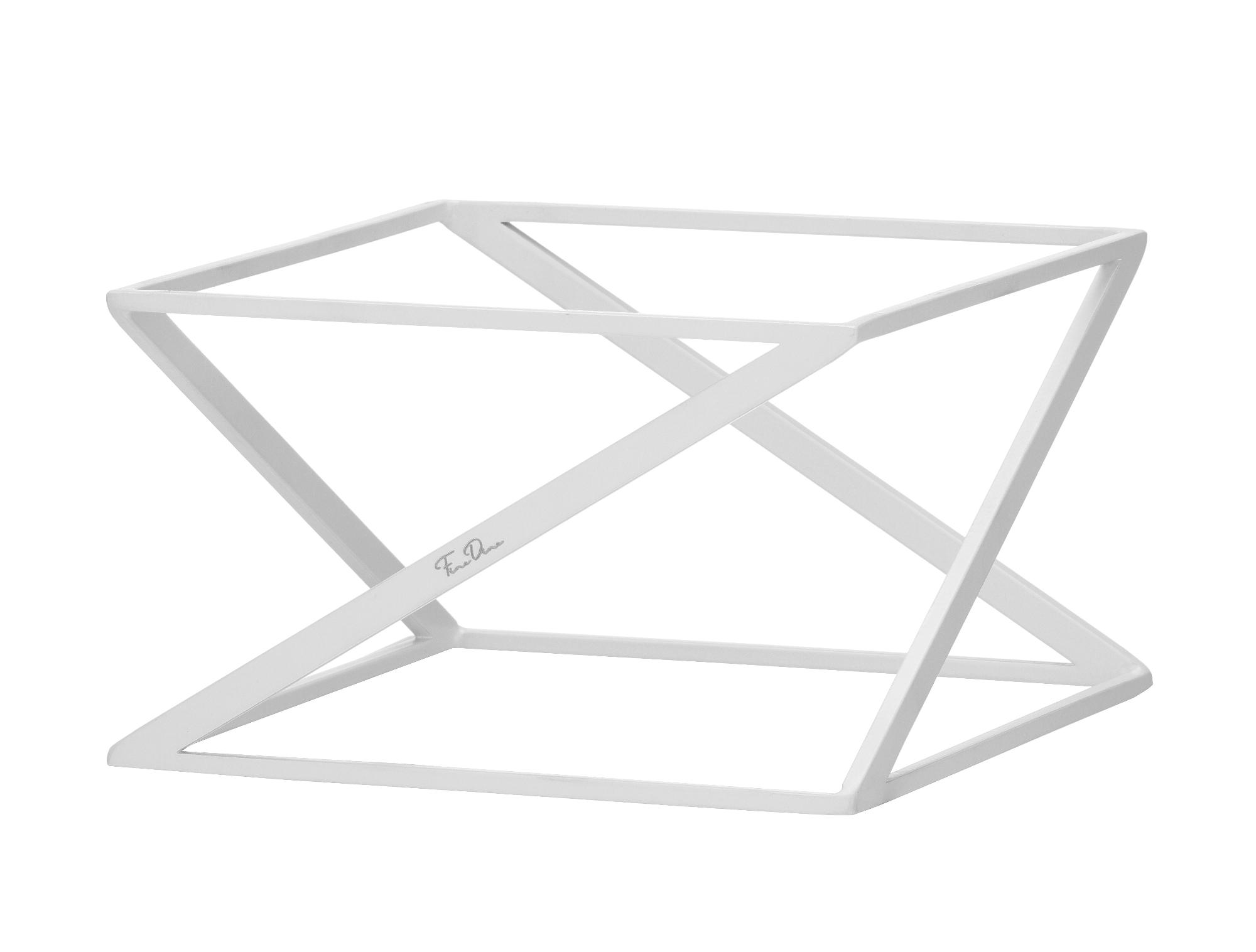 Skiatos White Buffet stand (h) 320 mm , 200 x 200mm