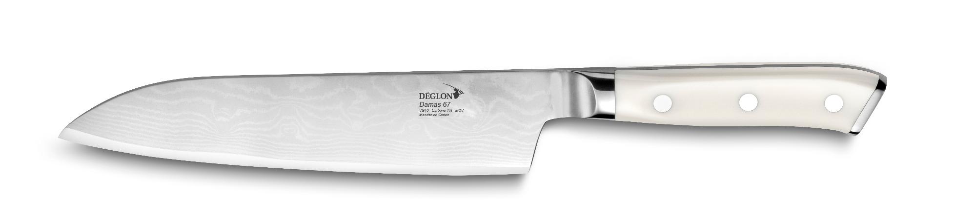 Damas 67 santoku knife, 180mm