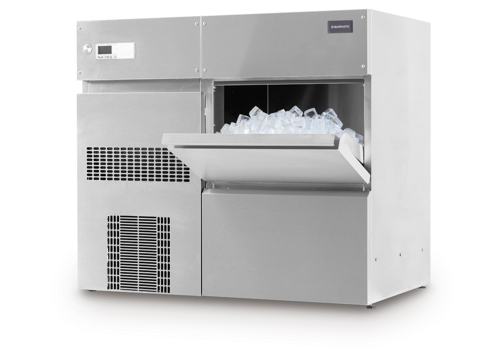 Firmness under-counter 65kg/24h water-cooled ice cube maker